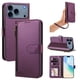 thumbnail image 1 of Funda con Billetera para [iPhone 18 Pro Max] con Bolsillo Zipper y Tarjetero Violeta, 1 of 6