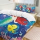 thumbnail image 1 of The Little Mermaid 3-Piece Bedding Set Soft Warm And Comfortable Soft Bed Set for Bedroom, 1 of 5