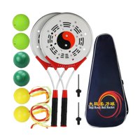 Magideal - Tai Racket Ball Set Softball Fitness Taiji Rouli Ball Raqueta Bolsa De Almacenamiento Para Ancianos Ejercicio Chino Wushu Artes Marciales Deportes Al Conjunto K