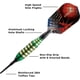 thumbnail image 3 of Dardos Soft Tip Viper Atomic Bee, 16 g, color verde con puntas de 2 BA, 3 of 9