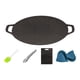 thumbnail image 5 of Pan Barbacoa Grill Plate Utensilios Durable Pan Grill Pan para exteriores e interiores Pesca Suministros de playa Viajes cortos , 38CM, 5 of 5