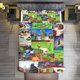 thumbnail image 1 of Comforter Set Queen Size Cute grinchie Set with 2 Pillowcases for All SeasonsBedding Set 3pcs for Kids Boys Girls Bedroom Decor Bed Sheets, 1 of 5