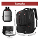 thumbnail image 2 of Mochila Belug 50L de Viaje Negra Comp Zapatos y Laptop 17''  negro, 2 of 5