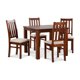 thumbnail image 1 of Comedor Ñuble Cuadrado 95X95 Cm Con 4 Sillas Caramelo-Beige, 1 of 13