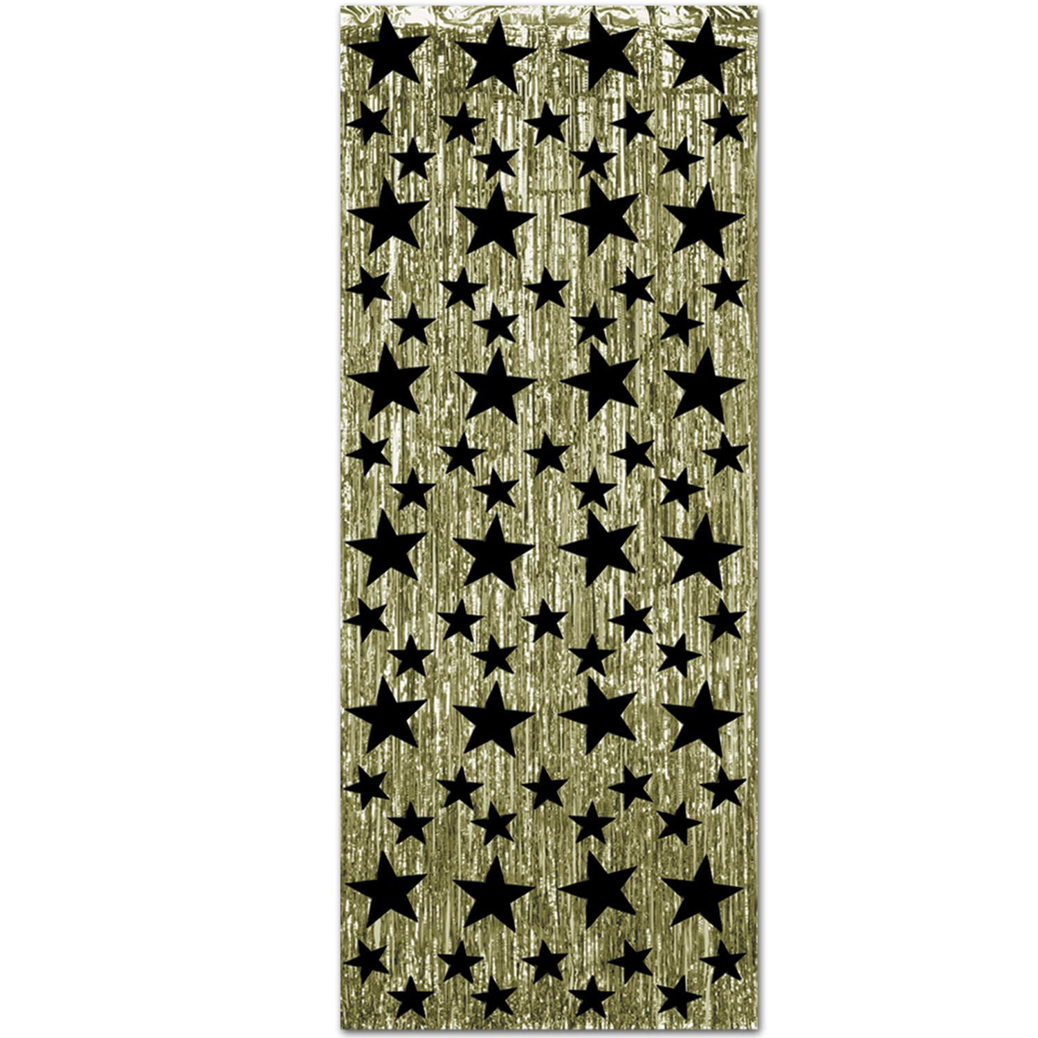Accesorio Para Fiestas Beistle Fr Gleam 'n Curtain De 1 Capa, Dorado