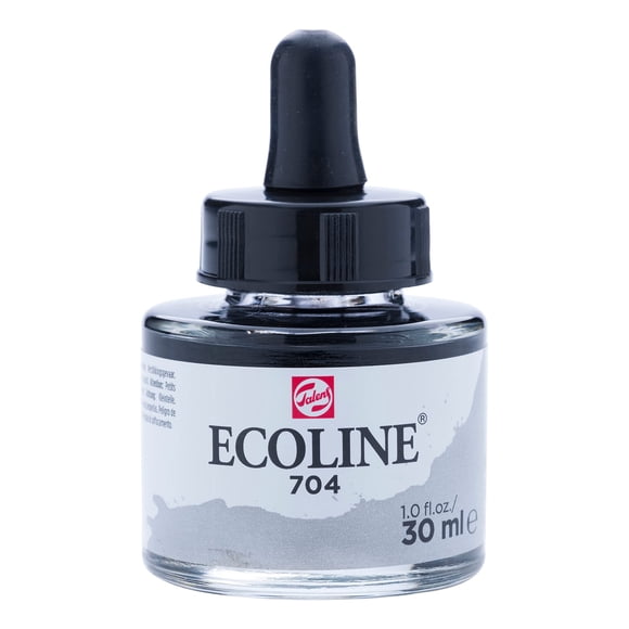 Botella de acuarela líquida Ecoline 30 ml Gris 704