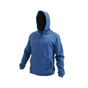 T-World - Polerón Hoodie Canguro Manga Larga Unisex Azulino
