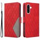 thumbnail image 2 of Funda Cartera para Samsung Galaxy A56 5G con Tarjetero Soporte y Correa Rojo, 2 of 6
