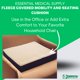 thumbnail image 3 of Cojín de asiento con forro polar Essential Medical Supply de 45 x 40 x 7,5 cm, 3 of 4