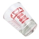 thumbnail image 5 of Vaso medidor de vidrio transparente pequeño de 45 ml, jigger esencial para cócteles, escala roja, 5 of 8
