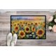 thumbnail image 2 of Felpudo Caroline's Treasures 46x69 cm Girasoles en acuarela, 2 of 6