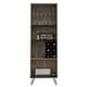 thumbnail image 2 of Bar Alto 6 Botelleros Y Portacopas Beige Y Negro, 2 of 8