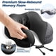 thumbnail image 3 of Almohada de Viaje ExploreBliss Memory Foam Mediana Gris Set, 3 of 3