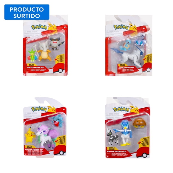 Pokémon Figura Pack 3 8cm, producto surtido