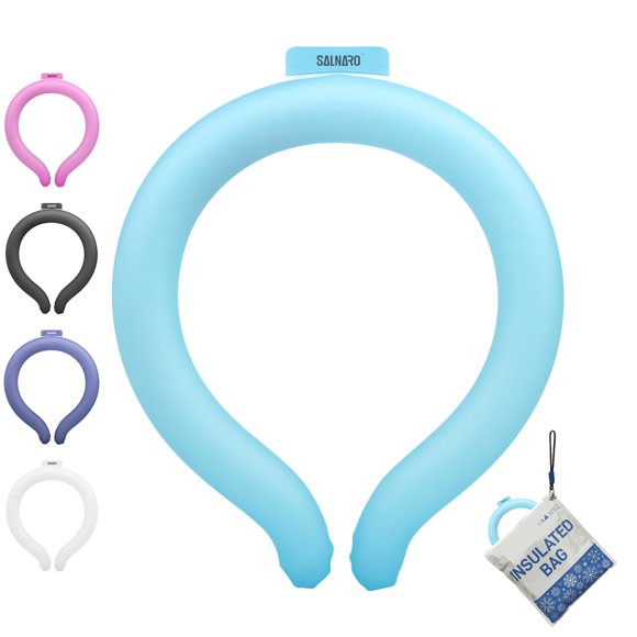 Tubo de enfriamiento de cuello SALNARO reutilizable con bolsa térmica azul