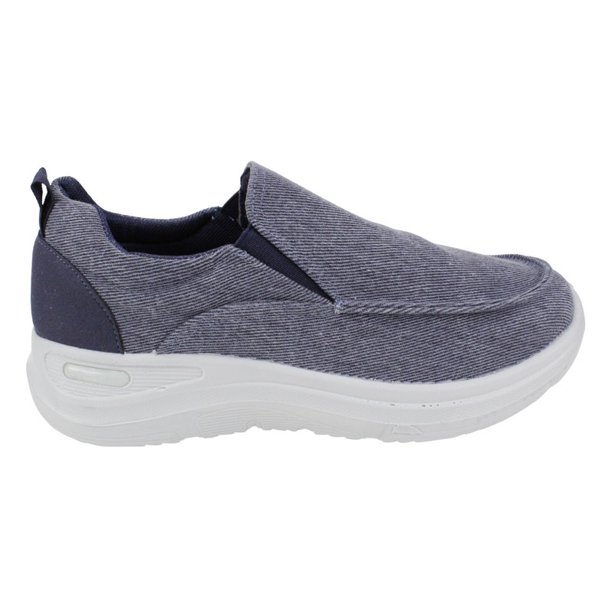 Zapatilla New Walk City Confort Slip On Gris