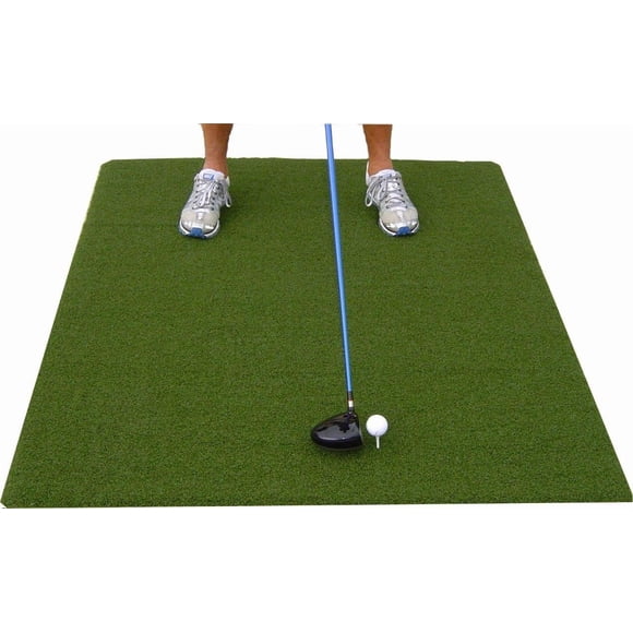 Alfombrilla de golf Premium Pro Turf de 120 cm x 150 cm con soporte para camisetas