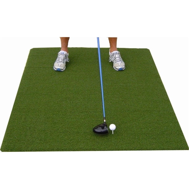 Alfombrilla de golf Premium Pro Turf de 120 cm x 150 cm con soporte para camisetas