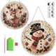 thumbnail image 1 of MTZK 2PCS Christmas Pearl Diamond Painting Suncatcher KitDI, 1 of 3