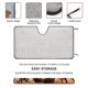 thumbnail image 2 of Sandland Parasol para Parabrisas Delantero Protector Plegable, Visera Solar para Auto Bloquea Rayos UV Mantiene tu Vehículo Fresco 130cm*70cm, 2 of 6