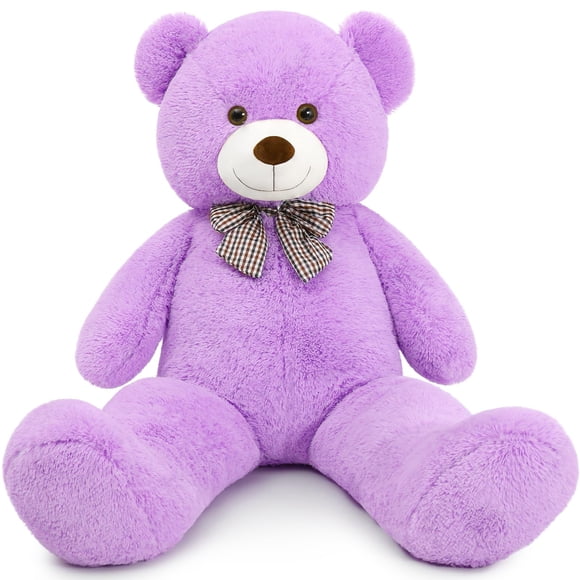 Oso De Peluche Mao Golan Para Novia Tamaño Grande Morado 120 Cm Color Lavanda