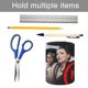 thumbnail image 5 of Bruja Cruella-theme Cylinder Pen Holder Pencil Organizer with Flannel Lining PVC Leather Material Cardboard Base for study work 10*8CM, 5 of 6