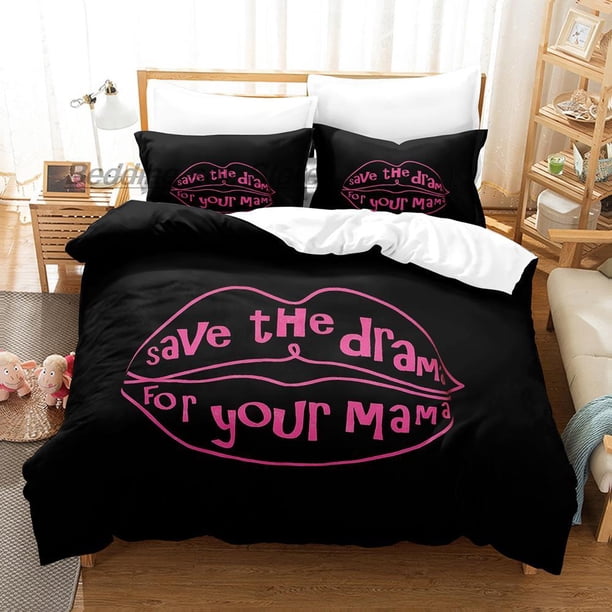 SAVE THE DRAMA FOR YOUR MAMA Bedding Set Bed Set Aldult Kid Bedroom Duvetcover Sets