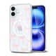 thumbnail image 1 of Funda de teléfono Svanove para iPhone 16 Clear Bow Coquette Pink, 1 of 7