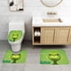 thumbnail image 2 of Juego de Alfombras de Baño Desmarcar El Grinch 3 Piezas, 2 of 6