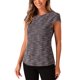 thumbnail image 4 of INSPIRE CHIC Blusa Casual de Verano con Manga Corta y Patrón Jaspeado para Mujer XL Rosa Negro, 4 of 6