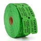 thumbnail image 1 of Boletos de rifa Double Roll L LIKED 1000 boletos verdes, 1 of 7
