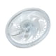 thumbnail image 3 of Ventilador de Techo con Lámpara de Ventilador de Luz Multifuncional Silent Dia 12 Herramienta de Iluminación para La Sala de Estar Apartamentos Blanco, 3 of 5