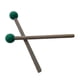 thumbnail image 2 of 2 Piezas Glockenspiel Sticks Mazo De Goma Para Bateristas Practicantes, 2 of 5
