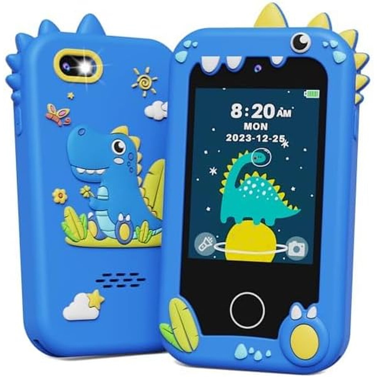 Celular Juguete Kokodi Dinosaurio Azul Pantalla 2.8 Niños