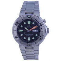 Reloj Ratio Freediver Cuarzo Esfera Negra Acero Inoxidable 1050Md93-02V-Blk 1000M Para Hombre
