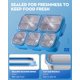 thumbnail image 4 of Caja Bento BiuLeon de Acero Inoxidable con 5 Compartimentos Herméticos 1015 ml, 4 of 7