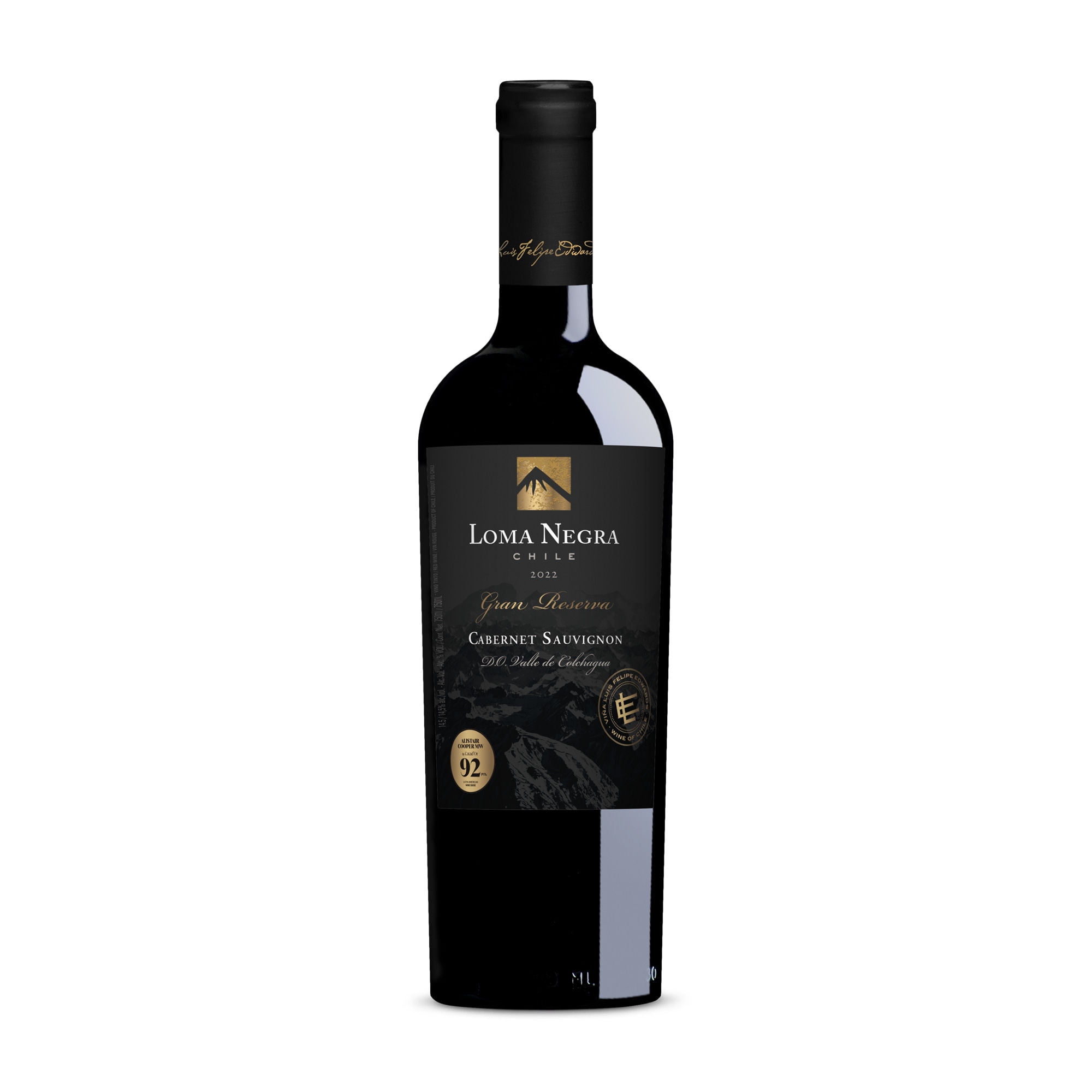 Vino Tinto Gran Reserva Cabernet Sauvignon 14.5° Botella 750 ml Loma Negra