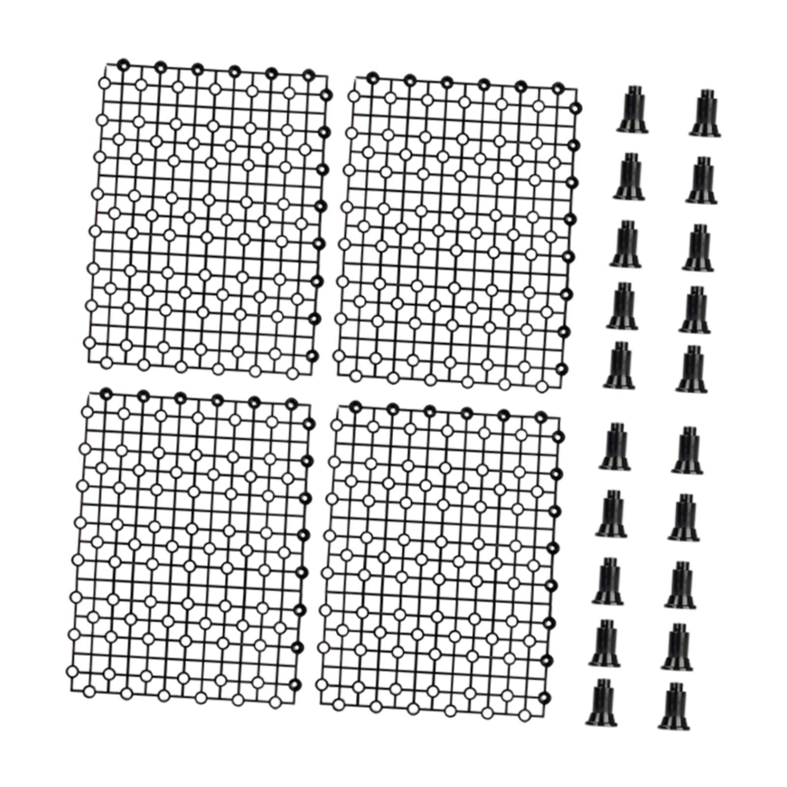 Accesorios Separadores De Tablero De Pecera, Tablero De Filtro Inferior Para Acuario, 4 Piezas