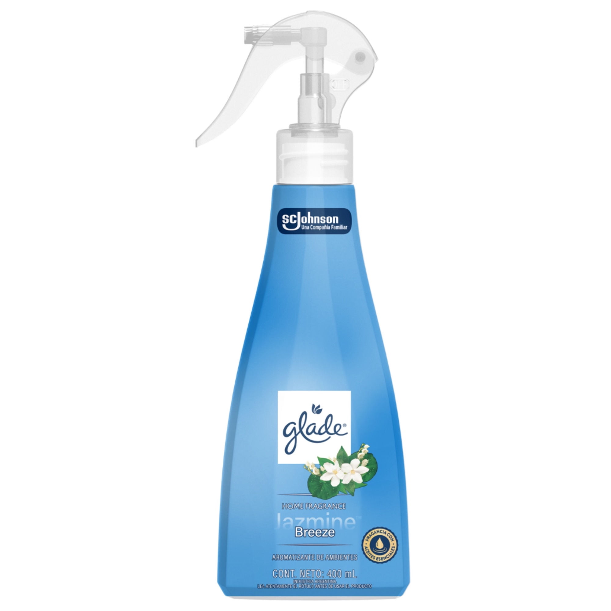 Aromatizante glade jazmine breeze gatillo, 400 ml