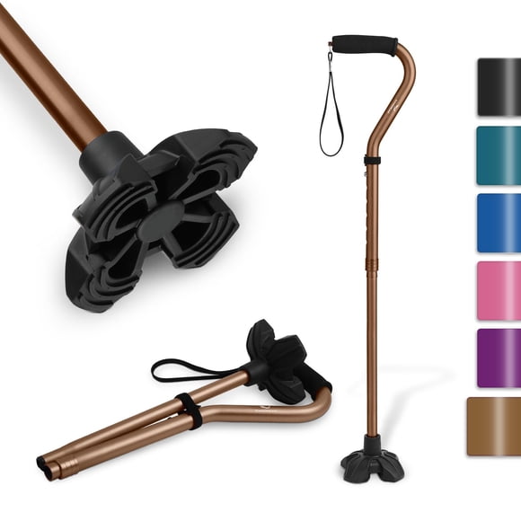 Bastón KINGGEAR F1 para hombre y mujer, autoportante