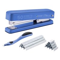 Grapadora Bostitch Titan Heavy Duty Metal Con Capacidad Para 50 Hojas, Azul