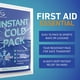 thumbnail image 4 of Paquete frío instantáneo AllSett Health desechable, 50 paquetes, 4 of 6