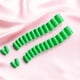 thumbnail image 3 of Uñas Postizas JOYVVEW Medianas Cuadradas Verde Brillante 28 Piezas, 3 of 7