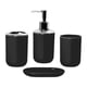 thumbnail image 1 of Accesorios De Baño Decoración De Baño Jabonera Para Encimera Tocador De Baño Negro, 1 of 5