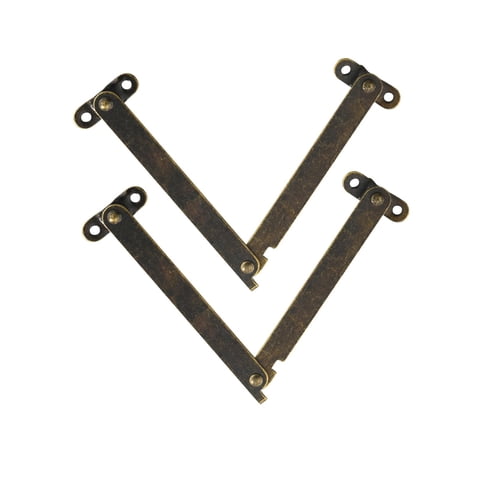 Bothyi - Bisagras De Soporte Plegables Para Tapa, Puntal De Elevación Para Armario, Joyeros, 186X31Mm, 2 Piezas