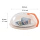 thumbnail image 1 of Say Goodbye to Microwave Mess with Our Professional Food Splatter Cover - Keep Your Microwave Clean and Your Food Fresh with Steam Vents and Convenient Handle - Perfect Size for Kids and Adults - Grea, 1 of 4