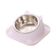 thumbnail image 2 of Cuenco Elevado Para Comida Para Gatos, Cuenco Para Comida Para Gatos, Comedero Para Mascotas, Cuenco Elevado Inclinado Para Gatos, Blanco, 2 of 3
