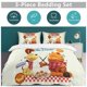 thumbnail image 5 of x99 Garfield Bed Duvet Cover Microfiber Bedding Sets 3D Printed Lightweight 3 Piece Comforter Sets, 1 Duvet Cover And 2 Pillow Shams for Kids Boys Girls 79"x90" jn99, 5 of 5