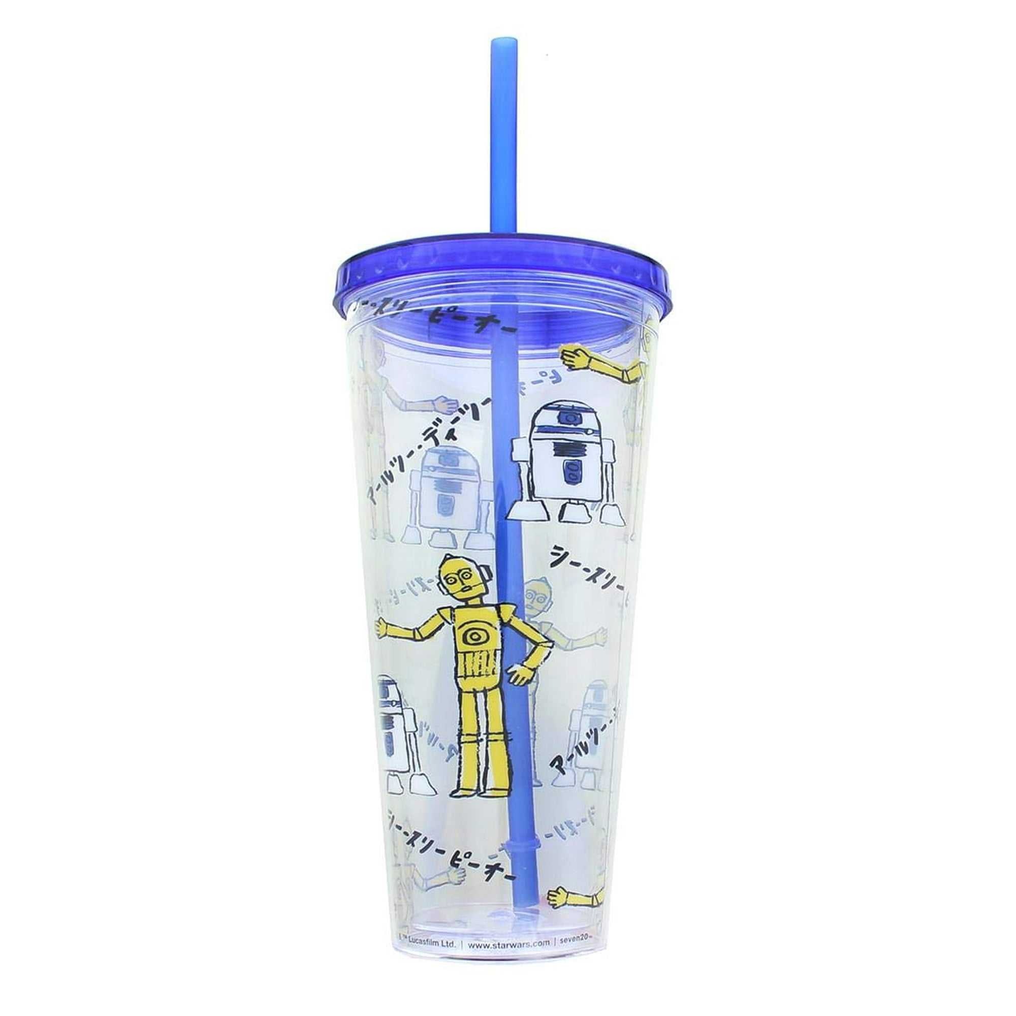 Vaso Se7en20 Star Wars Kanji Droids R2d2/c3po De Plástico