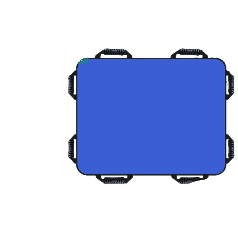 Xusx111 - Mejorar La Comodidad De Posicionamiento De La Almohadilla De La Cama De Tamaño Medio 120 * 100 Cm Con Manijas Reforzadas Lavables Tablero De Transferencia Impermeable Para Girar, Inconvenien